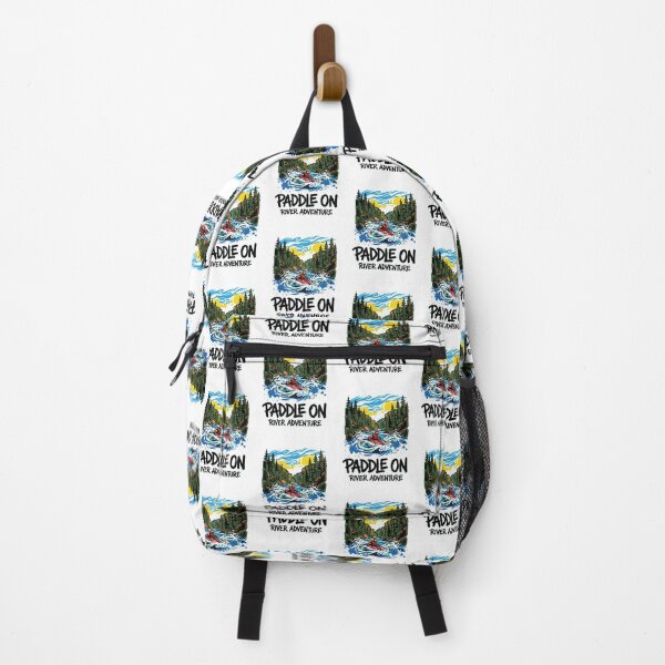 Item preview, Kayaking River Rapids Adventure Art Print designed and sold by Merch by Das Design Studio.