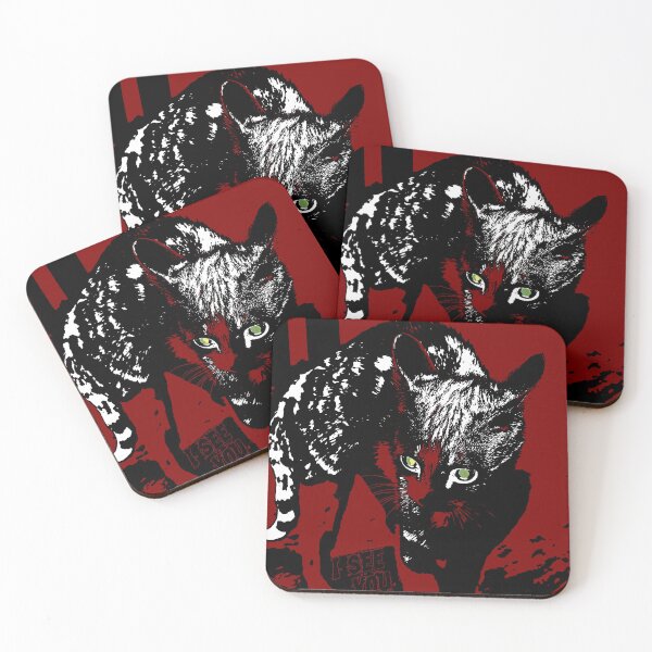 Item preview, I See You Red Black Cat Graphic designed and sold by Psilly Guse.