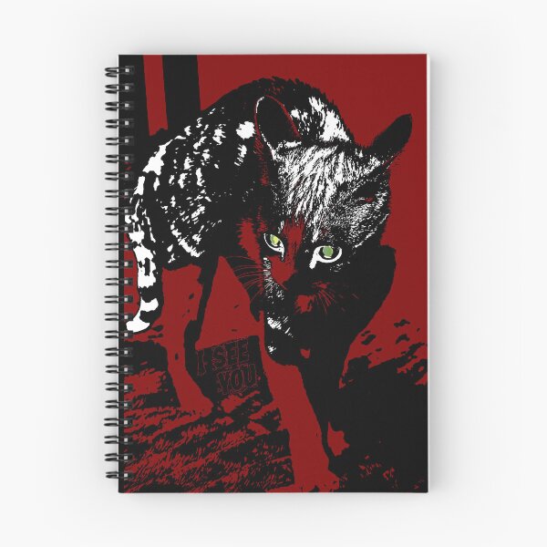 Item preview, I See You Red Black Cat Graphic designed and sold by Psilly Guse.