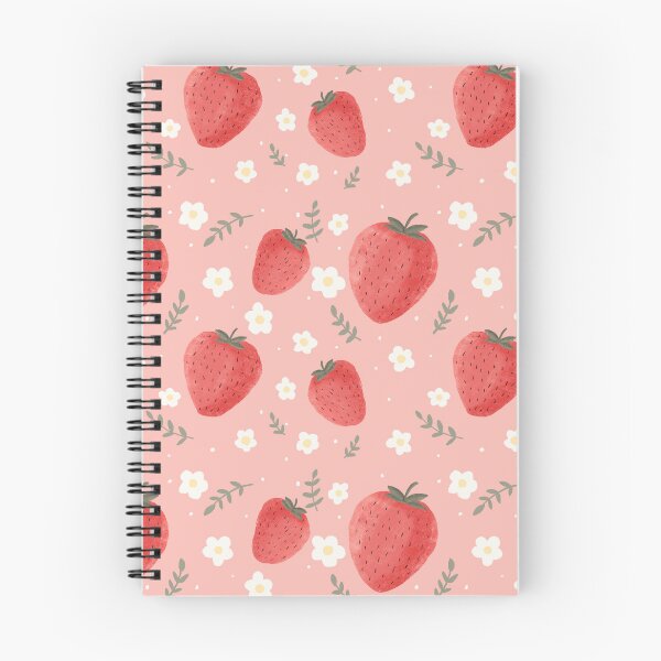 Item preview, Cute Pink Strawberry Fruit & Flower Design designed and sold by simplySstudios.
