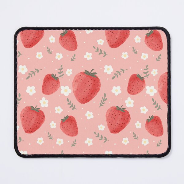 Item preview, Cute Pink Strawberry Fruit & Flower Design designed and sold by simplySstudios.