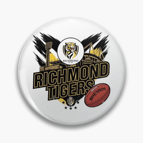 Item preview, Richmond Tigers Vintage Australian Football Club Art designed and sold by BlasiseDS.