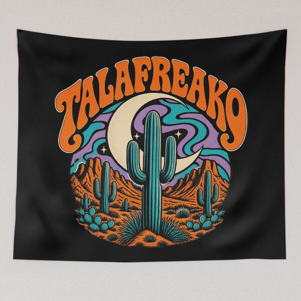 Item preview, Talafreako Cactus Moon Texas Desert Western  designed and sold by Uglyandcute.