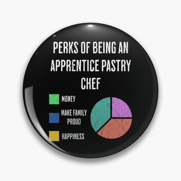 Item preview, Apprentice Pastry Chef Perks Funny Pie Chart designed and sold by d247.