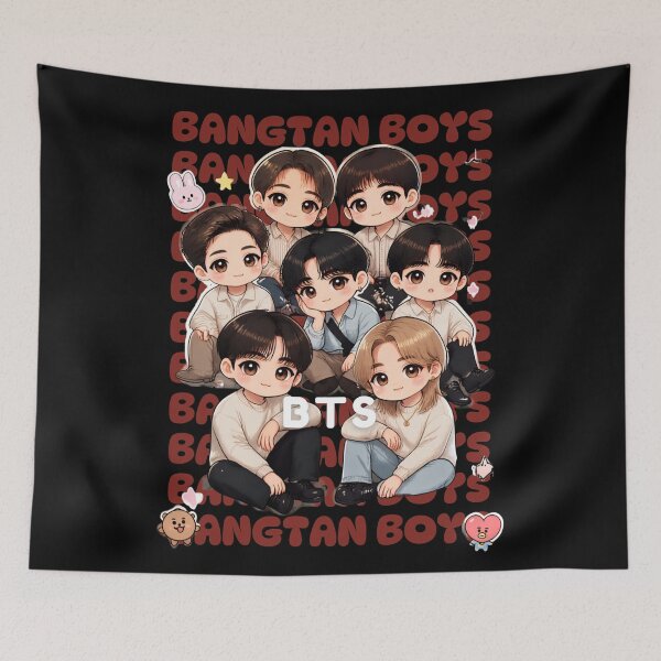 Item preview, Chibi Bangtan Boys BTS 2026 Festa designed and sold by LunarQueen Audrey.