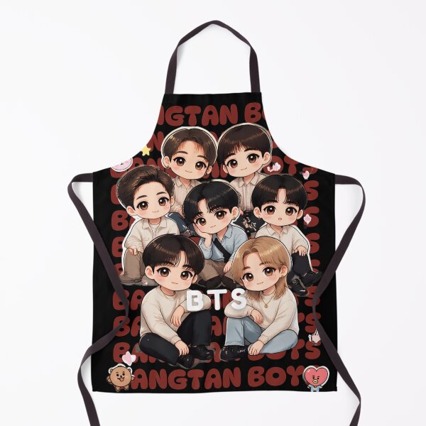 Aperçu de l'œuvre Fête Chibi Bangtan Boys BTS 2026 créée et vendue par LunarQueen Audrey.