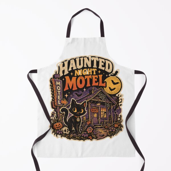 Item preview, Haunted Night Cat Motel designed and sold by The Wicked Herbarium.