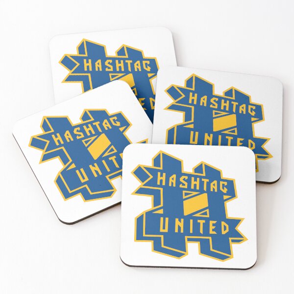 Item preview, Hashtag United FC Logo - Blue and Yellow Football Club Badge, England designed and sold by Frank  O. Chan.