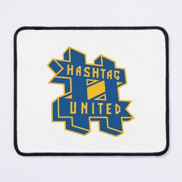 Item preview, Hashtag United FC Logo - Blue and Yellow Football Club Badge, England designed and sold by Frank O. Chan.