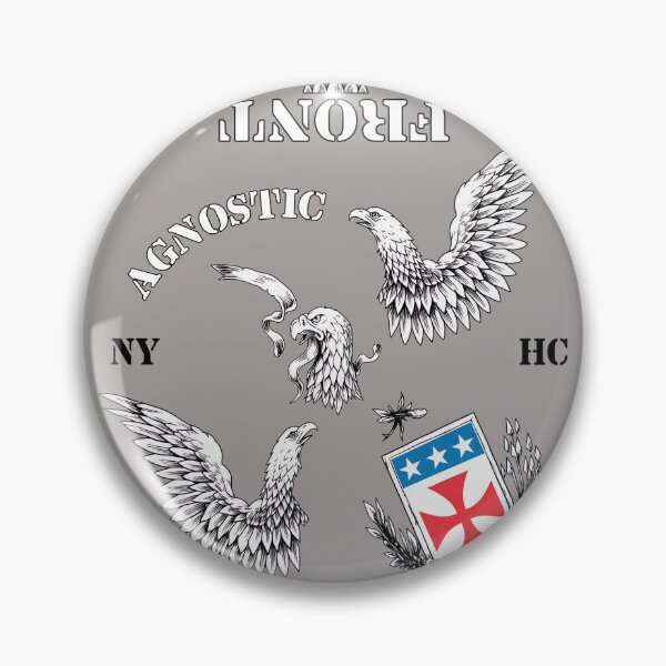Item preview, Agnostic Front Style Eagle Hardcore Merch-50 designed and sold by AnetteSchaller.