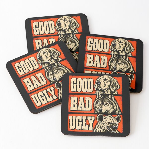 Item preview, Good Bad Ugly - Funny Dog Western Movie Parody designed and sold by RetroOddity.