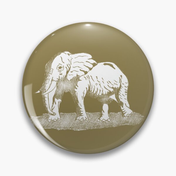 Item preview, Elephant | Vintage Nature Graphic | Retro Wildlife Illustration designed and sold by Half Mess.