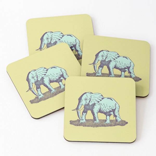 Item preview, Elephant | Vintage Nature Graphic | Retro Wildlife Illustration designed and sold by Half Mess.