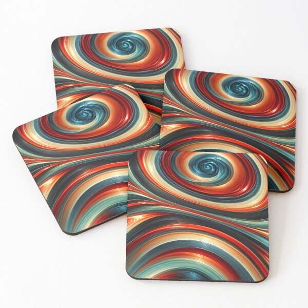 Item preview, Fiery Teal Vortex designed and sold by Kimberly Palmer.