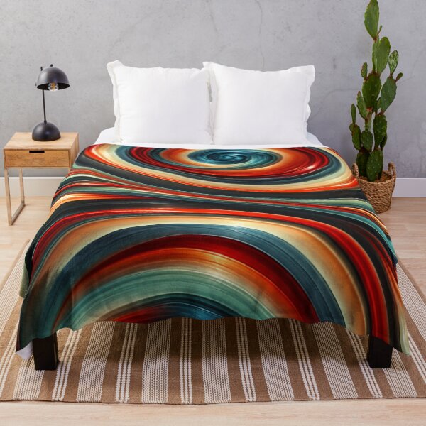 Item preview, Fiery Teal Vortex designed and sold by Kimberly Palmer.