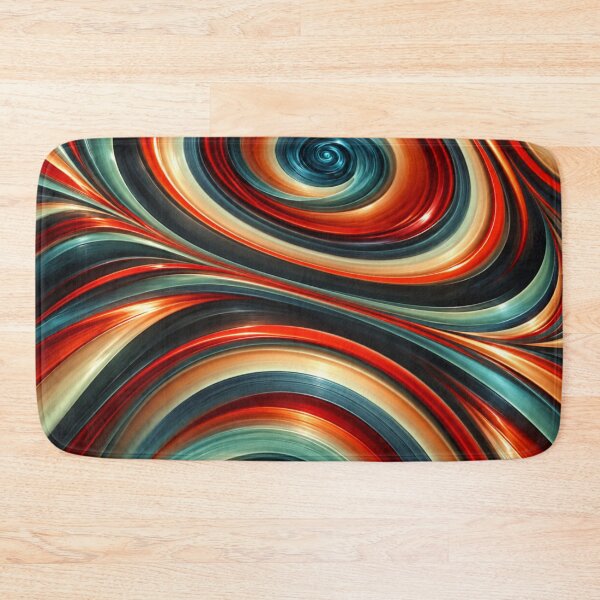 Item preview, Fiery Teal Vortex designed and sold by Kimberly Palmer.