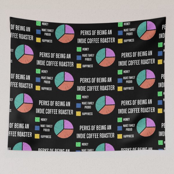 Item preview, Perks of Being an Indie Coffee Roaster Funny designed and sold by d247.