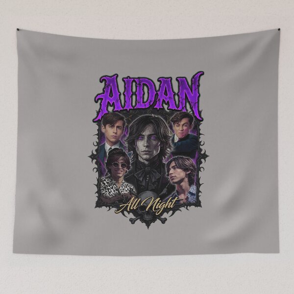 Item preview, Aidan Gallagher Portrait Fan Retro Vibe-45 designed and sold by AnetteSchaller.