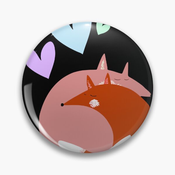 Item preview, fox love designed and sold by Borublue.