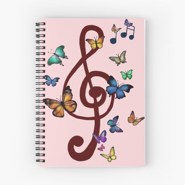 Item preview, fluttering clef designed and sold by Blumchen.