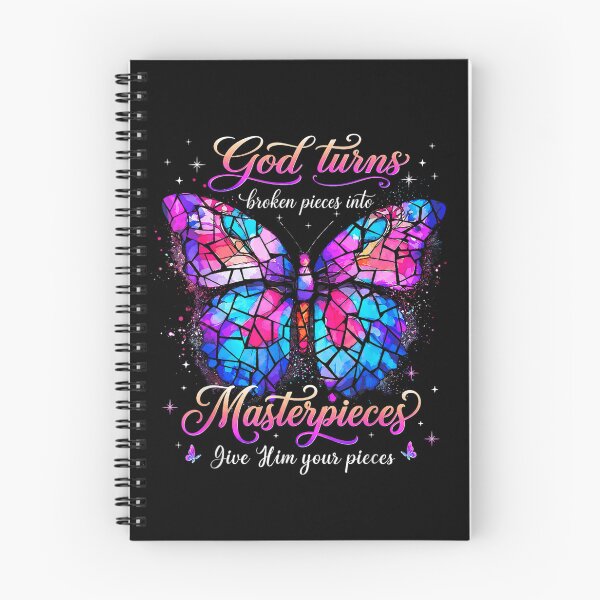 Item preview, God Turns Broken Pieces Into Masterpieces Butterfly Faith designed and sold by Crookedorbit ⭐⭐⭐⭐⭐ .