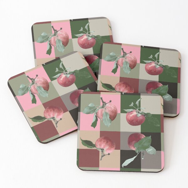 Item preview, More Farm Fresh Apples on Squares designed and sold by Digitalmyth's Designs.