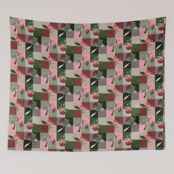 Item preview, More Farm Fresh Apples on Squares designed and sold by Digitalmyth's Designs.