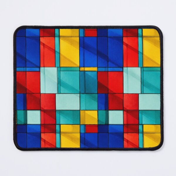 Item preview, Malaga Port Cube Mosaic - Modern Color Block Geometric Pattern designed and sold by PrintGo26.