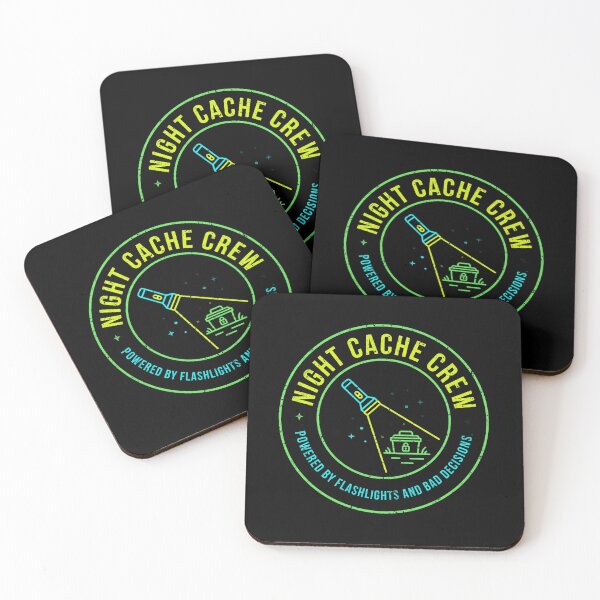 Artikelvorschau, Night Cache Crew Funny Glow Geocaching Flashlight Gift entworfen und verkauft von mnkyride.