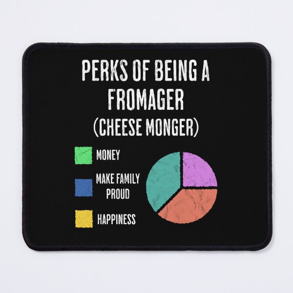 Item preview, Funny Fromager Cheese Monger Perks Chart designed and sold by d247.