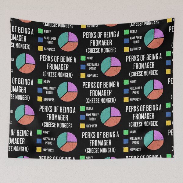 Item preview, Funny Fromager Cheese Monger Perks Chart designed and sold by d247.