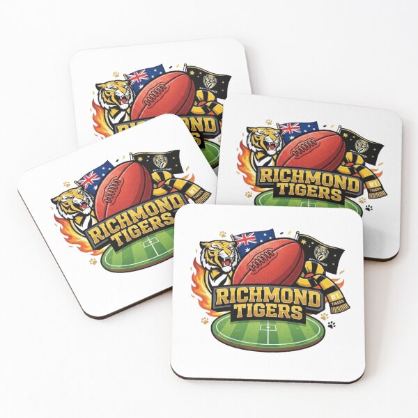 Item preview, Richmond Tigers Football Aussie Pride Graphic Art designed and sold by BlasiseDS.