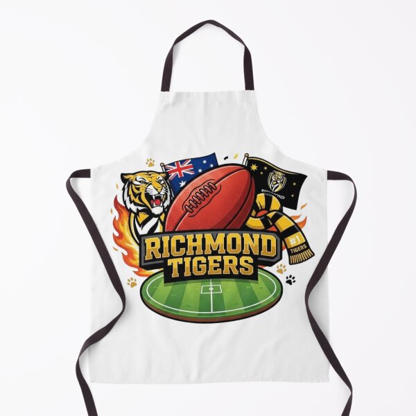 Item preview, Richmond Tigers Football Aussie Pride Graphic Art designed and sold by BlasiseDS.