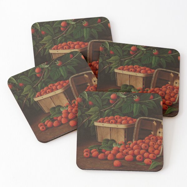Item preview, Raspberries in Basket by Levi Wells Prentice, 1890 designed and sold by Exhumed Archives.