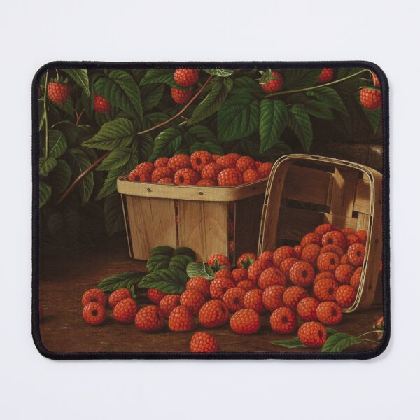 Item preview, Raspberries in Basket by Levi Wells Prentice, 1890 designed and sold by Exhumed Archives.