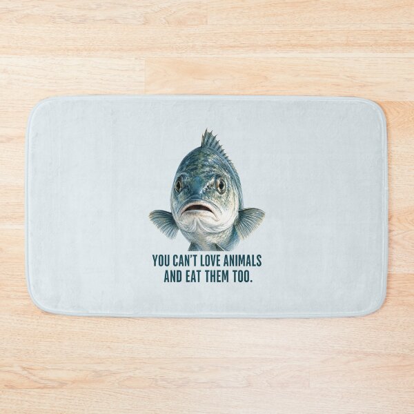 Item preview, Veganism, animal welfare, fish, animal rights, fish protection, overfishing of the oceans, animal suffering, Go Vegan designed and sold by Annika Shurafa.
