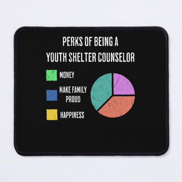 Item preview, Youth Shelter Counselor Perks Funny Career designed and sold by d247.