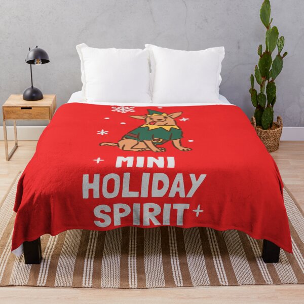 Item preview, Chihuahua Dog wearing Christmas Elf Outfit designed and sold by monkik.