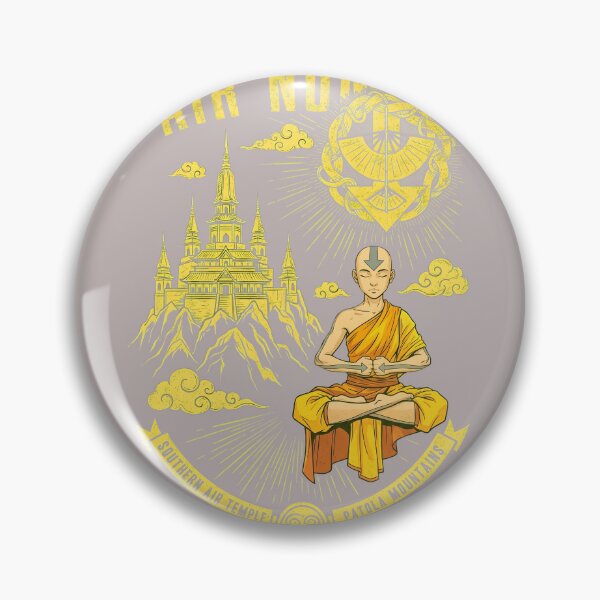 Item preview, Air Nomad Southern Temple Vintage Emblem-46 designed and sold by MikeMichaelj.