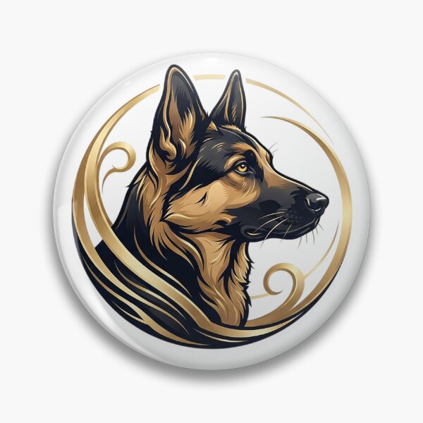 Item preview, Elegant German Shepherd Dog - Luxury Pet Portrait designed and sold by Nubian Style.