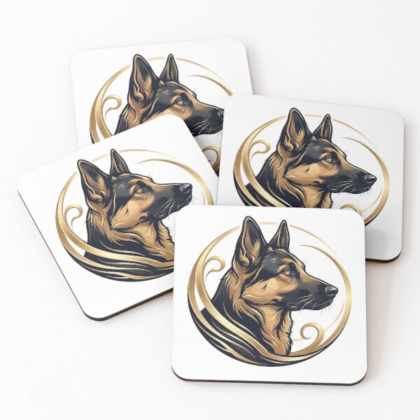 Item preview, Elegant German Shepherd Dog - Luxury Pet Portrait designed and sold by Nubian Style.