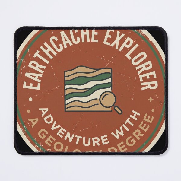 Item preview, EarthCache Explorer Geology Geocaching Patch designed and sold by mnkyride.