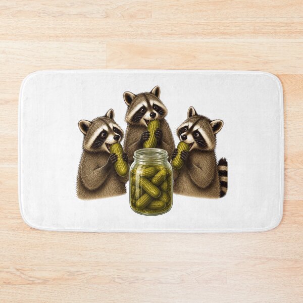 Item preview, Raccoon Eating Pickles designed and sold by AMCreatix.