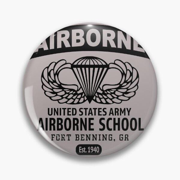 Item preview, Airborne School Fort Benning Patch Graphic T-Shirt-2 designed and sold by MikeMichaelj.