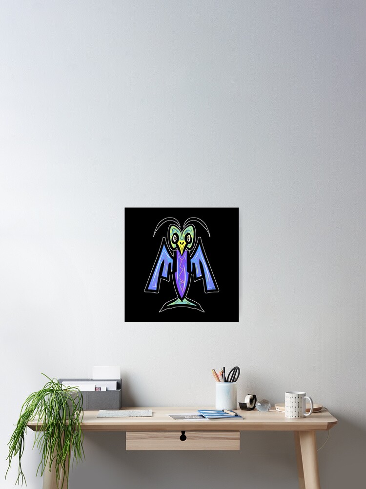 Thumbnail 2 of 3, Poster, Hummingbird designed and sold by VJNewman.