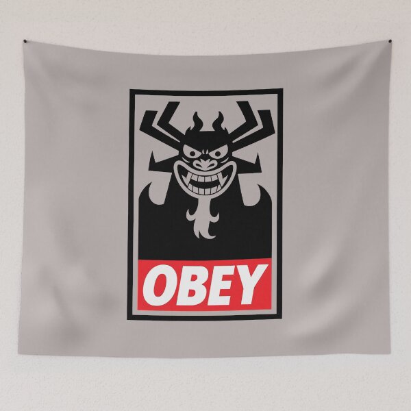 Item preview, Aku OBEY Parody Giant Art Tee-44 designed and sold by MikeMichaelj.