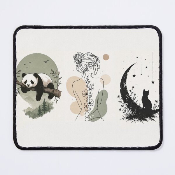 Item preview, Dreamy Nature Trio designed and sold by DaryaArtFrance.