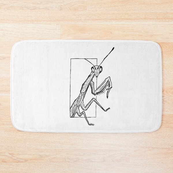 Item preview, Praying Mantis | Retro Bug Art | Hand Drawn Insect Graphic designed and sold by Half Mess.
