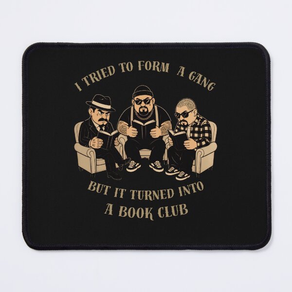 Item preview, I Tried to Form a Gang But It Turned Into a Book Club – Funny Bookworm Design designed and sold by Irysek.