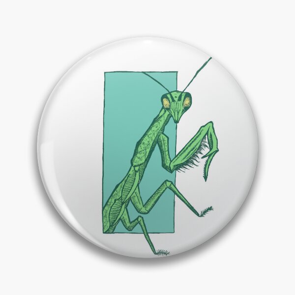 Item preview, Praying Mantis | Retro Bug Art | Hand Drawn Insect Graphic designed and sold by Half Mess.